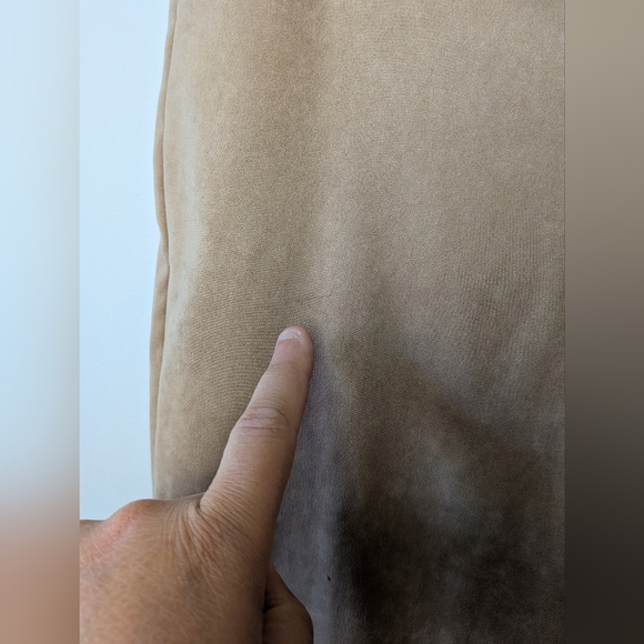 LE CHÂTEAU Vintage Y2K 2000 Flare Suede Effect Women Pants Size 11 Western Boho - Picture 5 of 14